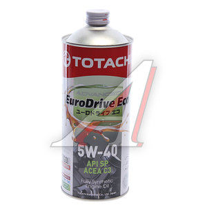 Изображение 1, E6701 Масло моторное EURODRIVE ECO C3/SP 5W40 синт.1л TOTACHI