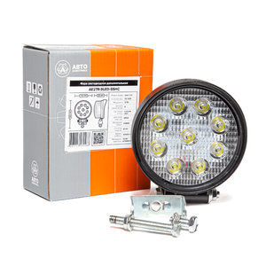 Изображение 5, AE27R-9LED-55HC АЕ Фара рабочего света круглая 115х142x55мм 27W 9LED (направленный свет) AVTOELECTRICA