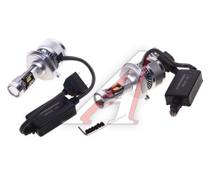 Изображение 1, KBM CL H4 mini pro 4K-2 Лампа светодиодная 12V H4 P43t линза 4300K бокс (2шт.) CLEARLIGHT