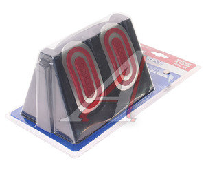 Изображение 1, SPC/PD-URB AL/RD (3) Накладка педали URBAN ALUMINIUM/RED для МКПП 3шт. SPARCO