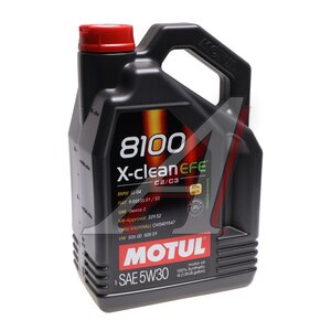Изображение 1, 111861 Масло моторное 8100 X-CLEAN EFE 5W30 синт.4л MOTUL
