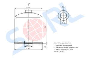 Изображение 6, 35130010340 Фильтр осушителя SCANIA 4 series, P, G, R, T RENAULT Midlum (M41мм, G1 1/4'') SORL