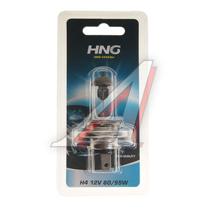 Изображение 1, 12443бл Лампа 12V H4 60/55W P43t-38 блистер (1шт.) Long Life HNG