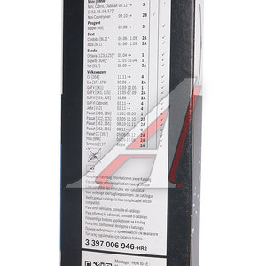 Изображение 4, 3397006946 Щетка стеклоочистителя 475мм Plus Aerotwin BOSCH