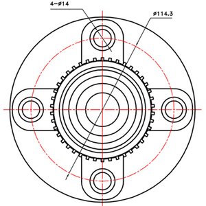 Изображение 4, Z89107R Ступица NISSAN Almera (B10RS) (06-) задняя ZIKMAR