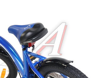 Изображение 4, JK18440116B Велосипед 16" 1-ск. (4-6 лет) голубой Beatle STITCH
