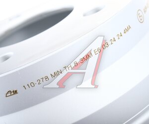 Изображение 5, 24.0110-0278.1 Диск тормозной MERCEDES E (W211) задний (1шт.) ATE