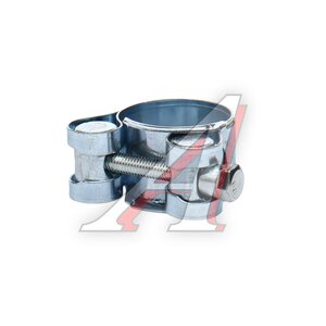 Изображение 2, W1-23-25-S Хомут силовой d=023-025 (24) оцинкованная сталь W1 TECHNIK