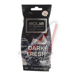 Изображение 1, 57838 Ароматизатор подвесной пластина (dark fresh) Air Freshener Drop AQUA