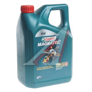 Изображение 1, 15F128 Масло моторное MAGNATEC A3/B4 10W40 п/синт.4л CASTROL