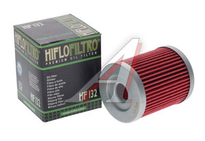 Изображение 1, HF132 Фильтр масляный мото KAWASAKI SUZUKI YAMAHA SYM HIFLO FILTRO