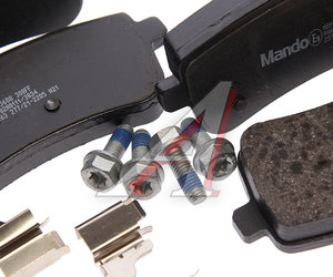 Изображение 2, MBF015688 Колодки тормозные MERCEDES S (W222) (13-) задние (4шт.) MANDO