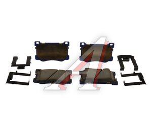 Изображение 2, 58101-B1A30 Колодки тормозные HYUNDAI Genesis (14-) (4WD) (R19) передние (4шт.) OE