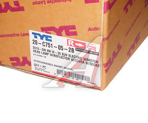Изображение 3, 20-C751-05-2B Фара HYUNDAI ix35 (10-) правая (с корректором) в сборе TYC