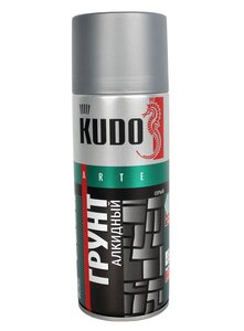 Изображение 2, KU-2001 Грунт серый аэрозоль 520мл KUDO