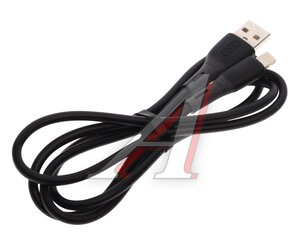 Изображение 2, NB225 black Кабель iPhone (5-) 2.4A 1м черный XO