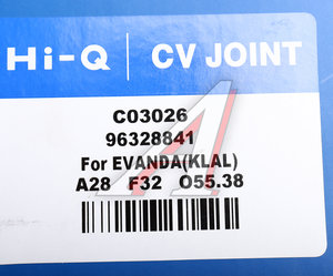 Изображение 7, C03026 ШРУС наружный CHEVROLET Epica (V200, V250) (03-) комплект SANGSIN