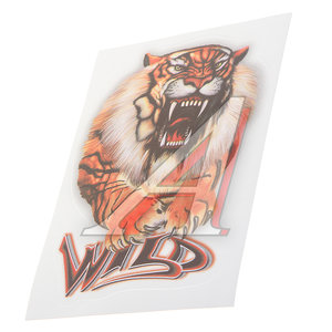 Изображение 1, 063829 Наклейка виниловая "Тигр (Wild)" 16х12см полноцветная AUTOSTICKERS