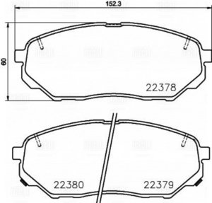 Изображение 3, PF0877 Колодки тормозные KIA Sorento (14-) передние (4шт.) TRIALLI