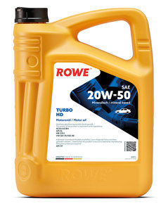 Изображение 1, 20011-0050-99 Масло моторное HIGHTEC TURBO HD A3/B4/SL/CF 20W50 синт.5л ROWE