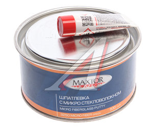 Изображение 1, 3250/0.5 Шпатлевка с микростекловолокном FIBER GLASS GREEN 0.5кг MAXTOR