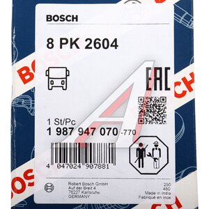 Изображение 6, 1987947070 Ремень приводной поликлиновой 8PK2604 BOSCH