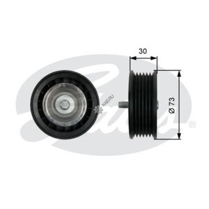 Изображение 2, T36435 Ролик приводного ремня MERCEDES ML (W166), S (W222) обводной GATES
