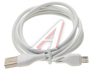 Изображение 1, NB200 White Кабель micro USB 2.1A 1м белый XO