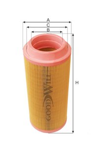 Изображение 3, AG1039 Фильтр воздушный JCB JS160 внешний GOODWILL