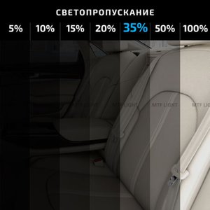 Изображение 4, CWF0535 Пленка тонировочная 35% 0.5х3м Charcoal Original Light MTF