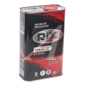 Изображение 1, RX0006TPX Масло моторное TP X SN/CF 5W40 синт.1л RIXX