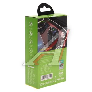 Изображение 5, E67 black Устройство зарядное в прикуриватель с трансмиттером (bluetooth, hands free) HOCO