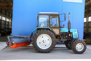 Изображение 4, МК-2 Щетка коммунальная МТЗ-80, 82, 1221 усиленная,  литой редуктор,  колеса 5.00х10 (60-100 л.с.) САЛЬСК