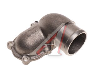 Изображение 1, 740.35-1303140-10 Патрубок КАМАЗ водяной коробки (ОАО КАМАЗ)