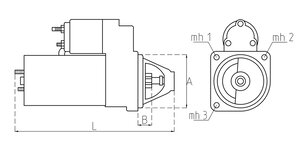 Изображение 6, TT17044 Стартер CUMMINS 24В z=11 9.0кВт TESLA TECHNICS