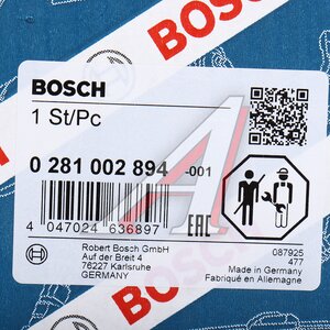 Изображение 7, 0281002894 Заслонка MERCEDES ML (W164) дроссельная BOSCH