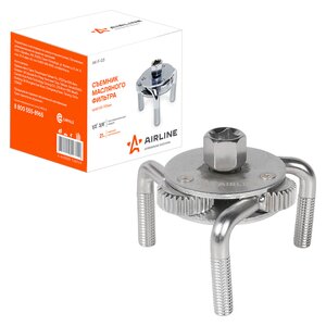 Изображение 1, AK-F-03 Съемник масляного фильтра краб 75-130 мм AIRLINE