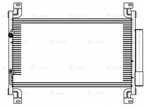 Изображение 3, LRAC03632 Радиатор кондиционера УАЗ-3163 (05-) LUZAR