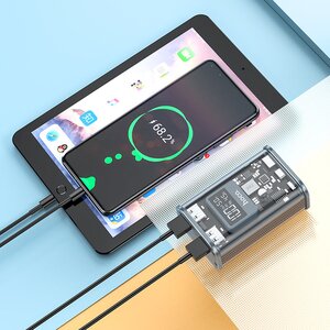 Изображение 3, J105 sliver Аккумулятор внешний 10000мА/ч для зарядки мобильных устройств HOCO