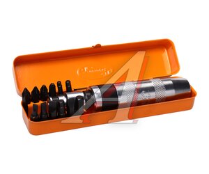 Изображение 1, 40013 Отвертка ударная с набором бит 12 предметов АВТОДЕЛО