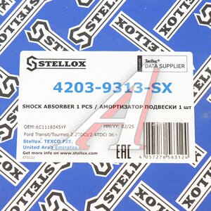 Изображение 8, 4203-9313-SX Амортизатор FORD Transit (06-) передний левый/правый газовый STELLOX
