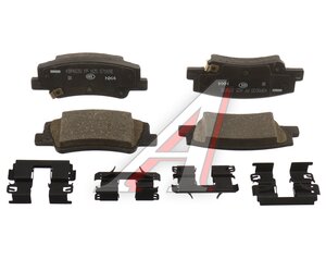 Изображение 1, 58302-N9A10 Колодки тормозные HYUNDAI Tucson (21-) задние (4шт.) OE