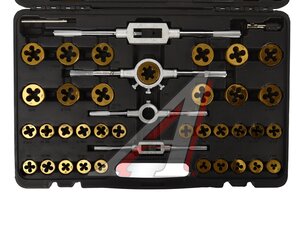 Изображение 4, LG-S1020 Набор метчиков и плашек метрический 110 предметов титановый LIGE