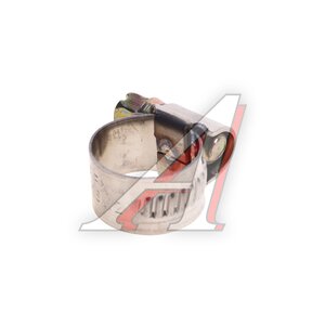 Изображение 2, PL-12 (10-16)/W2 Хомут ленточный 010-016мм (12мм) червячный нержавеющая сталь FORTISFLEX