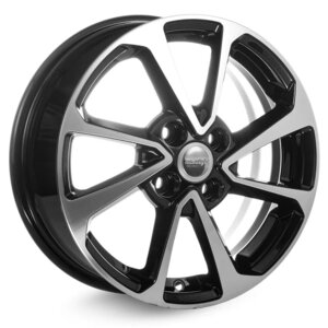 Изображение 1, K&K 4х100 ЕТ46 D-54,1 Диск колесный литой HYUNDAI Solaris KIA Rio R15 КС-861 АЧ