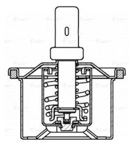 Изображение 7, LT2802 Термостат DAF XF95 (87град.) (необходимы упл.кольца 1661278, 1661255, 1661256) LUZAR