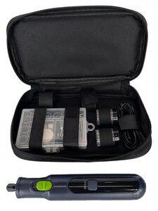 Изображение 6, APG8V Гравер аккумуляторный 8.0В 0.9Ач 5000-30000об/мин. (комплект насадок) AYGER