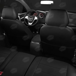 Изображение 7, HY15-1301-EC01 Авточехлы HYUNDAI Porter (6-12) экокожа черные (1вод. 2пассаж.) AVTOLIDER