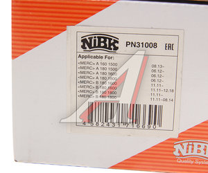 Изображение 4, PN31008 Колодки тормозные MERCEDES A (W176) передние (4шт.) NIBK