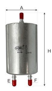 Изображение 2, FG199 Фильтр топливный SSANGYONG Actyon (10-) (G20) GOODWILL